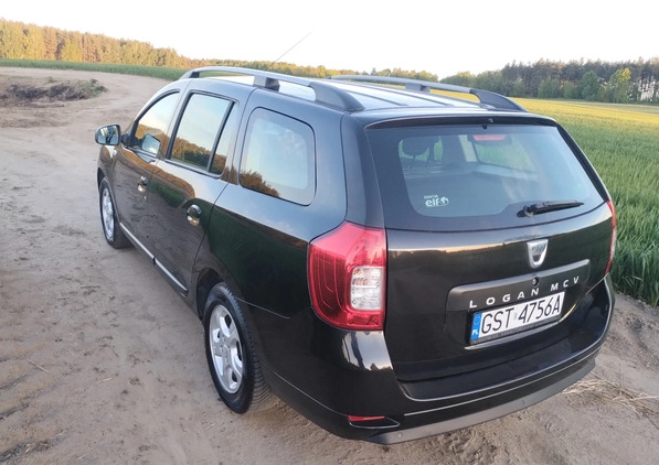 Dacia Logan cena 19900 przebieg: 143250, rok produkcji 2014 z Radzymin małe 137